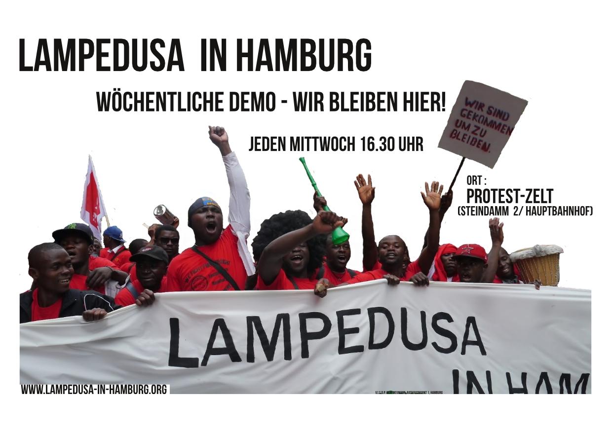 Lampedusa in Hamburg Demoaufruf